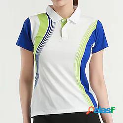 Per donna POLO Camicia da golf Golf Maglia da tennis