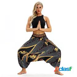 Per donna Pantaloni da yoga Harém Asciugatura rapida Yoga