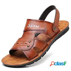 Per uomo Sandali Scarpe comfort Sandali slingback Informale