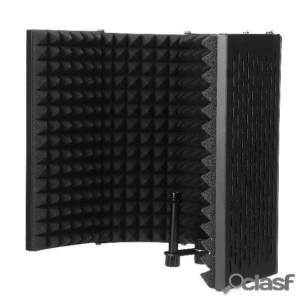 Pieghevole Microfono Schermo di isolamento acustico Pannello