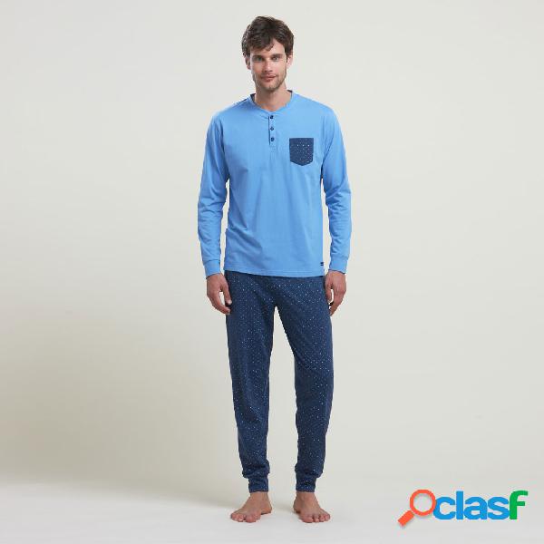 Pigiama Uomo Noidìnotte Rollo Cotone Vari Colori
