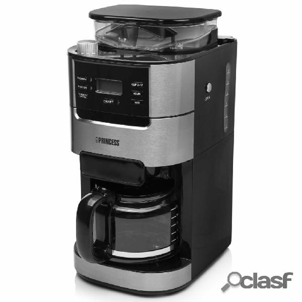 Princess Caffettiera con Macinacaffè Roma 1050W Nera