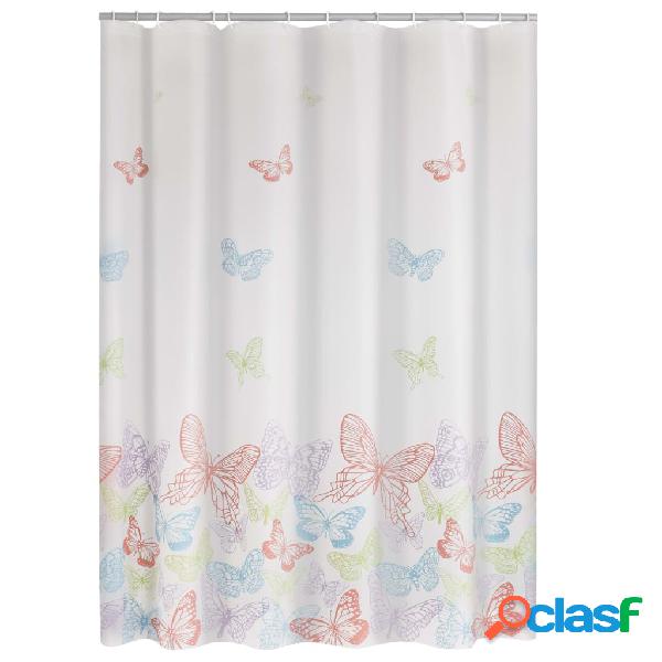 RIDDER Tenda da Doccia Vinyl con Farfalle