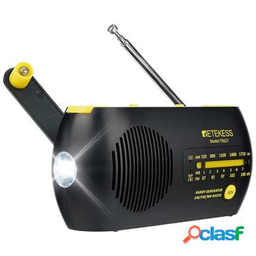 Radio di Emergenza Portatile con Manovella Retekess TR627 -