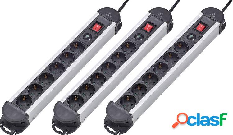 Renkforce 614A-CMB-SX3 Multipresa con protezione da