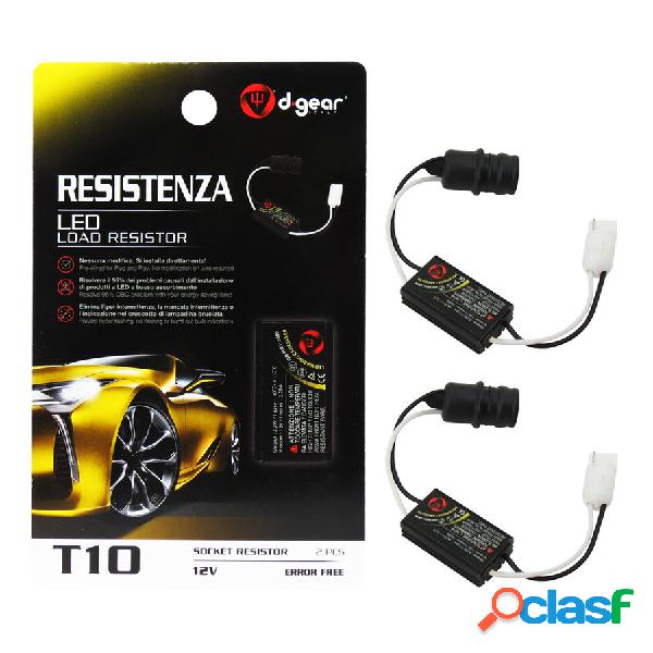 Resistenza lampadine T10 LED - D-GEAR