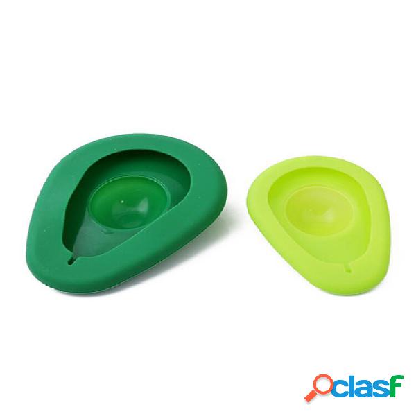 Risparmio di avocado del silicone riutilizzabile 2pcs copre