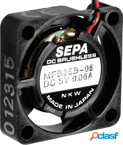 SEPA MFB25B12 Ventola assiale 12 V/DC 23 l/min (L x L x A)