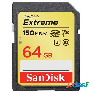 SanDisk Extreme SDXC Memory Card - SDSDXV6-064G-GNCIN - 64GB