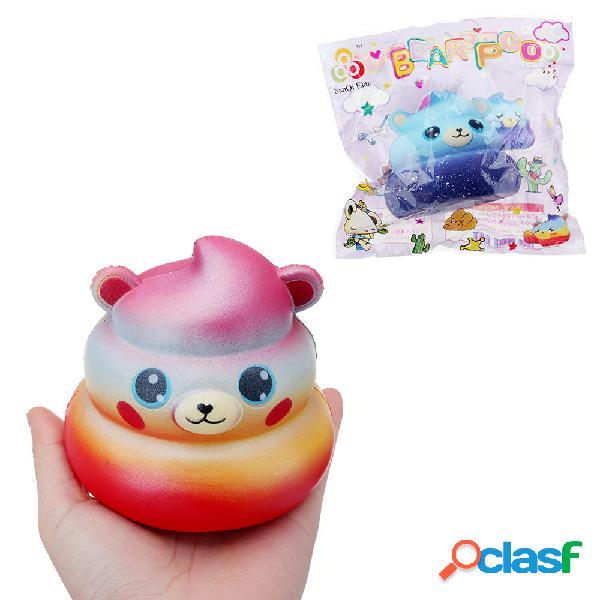 Sanqi Elan Galaxy Poo Squishy 10 * 10 * 9 CM con licenza