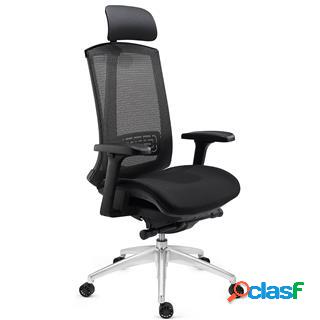 Sedia Ergonomica RAPTOR, Completamente regolabile, Alta