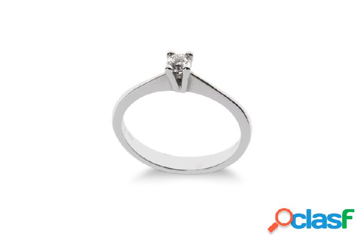 Selezione Zanolli Solitario oro 750‰ con diamante bianco