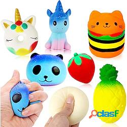 Set di squishies jumbo a lenta crescita - Confezione da 7