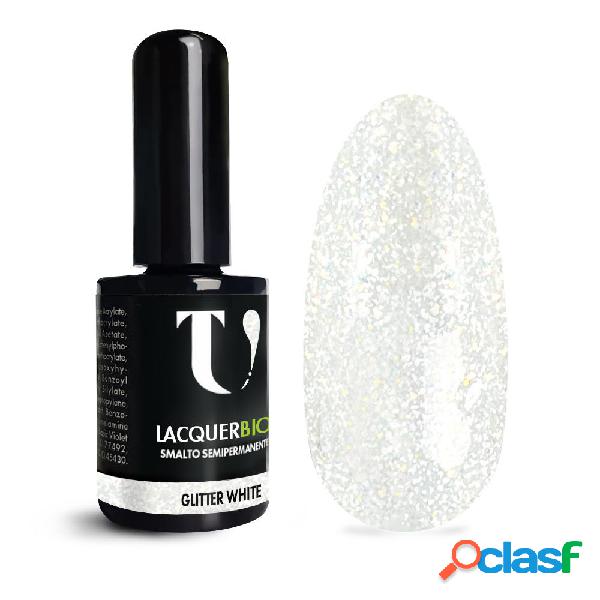 Smalto Semipermanente Glitter White