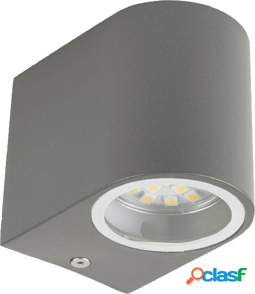 Smartwares SMD-LED Wandleuchte Bastia/grau 10.010.52 Lampada