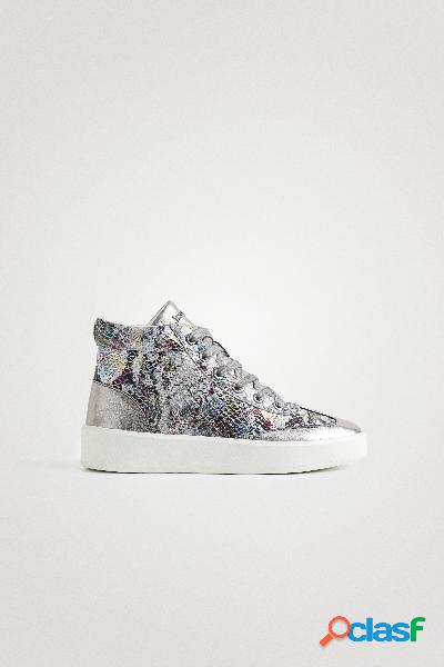 Sneaker alte effetto squame - MATERIAL FINISHES - 36