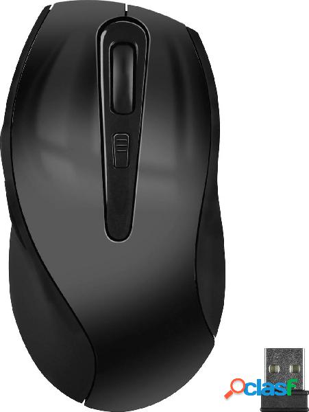 SpeedLink AXON Mouse wireless Senza fili (radio) Ottico Nero