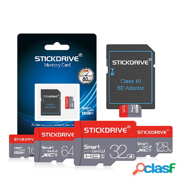 StickDrive Class 10 High Speed TF Memory Card Max 80Mb/s 8GB