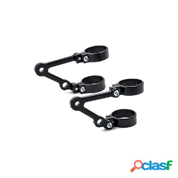 Supporto faro laterale LSL Cafe Racer corto nero coppia
