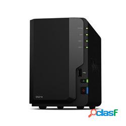 Synology ds218 nas chassis desktop 2 bay hdd/ssd sata iii