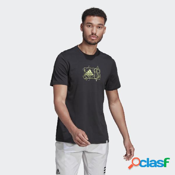 T-shirt da tennis Golden Cut Graphic