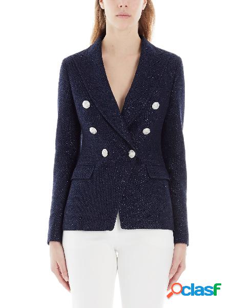 TAGLIATORE BLAZER DONNA JALICYAJ57160B1543 COTONE BLU