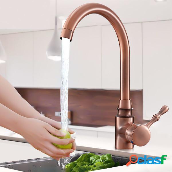 TAPCET Red Rame Rubinetto per lavello per lavello per acqua