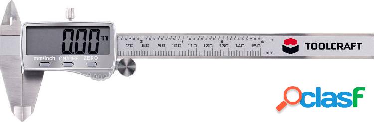 TOOLCRAFT TO-5664642 Calibro digitale 150 mm