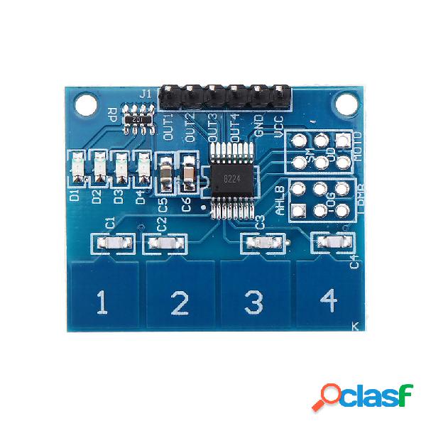 TTP224 4CH Modulo sensore tattile digitale con interruttore