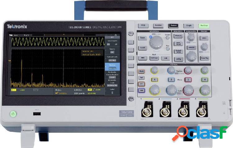 Tektronix TBS2104B Oscilloscopio digitale 100 MHz 2 Gsa/s 8