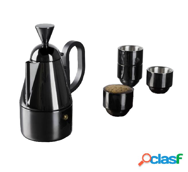 Tom Dixon Brew Stove Top Giftset Black - servizio da caffé