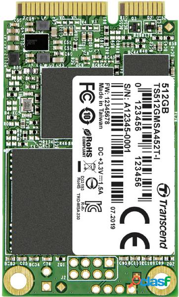 Transcend MSA452T-I 512 GB Memoria SSD interna mSATA SATA 6