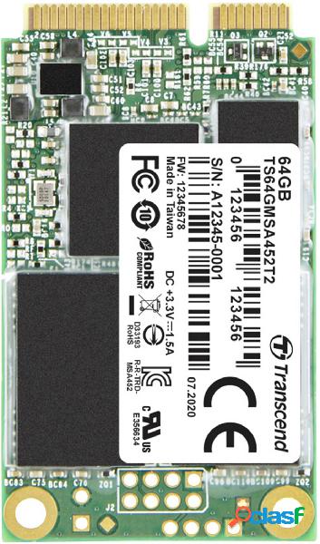 Transcend MSA452T2 64 GB Memoria SSD interna mSATA SATA 6