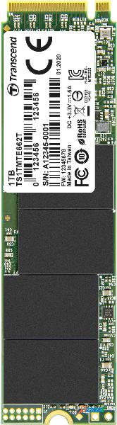 Transcend MTE662T 1 TB SSD interno NVMe/PCIe M.2 PCIe NVMe