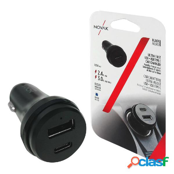 USB da presa accendisigari Ultra Fast Charge - NOVAK