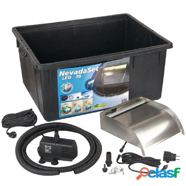 Ubbink Set Cascata Nevada 30 con Illuminazione LED in