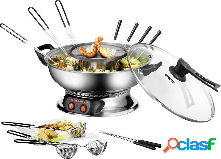 Unold Asia Fondue Fonduta 1350 W 2 regolatori di temperatura