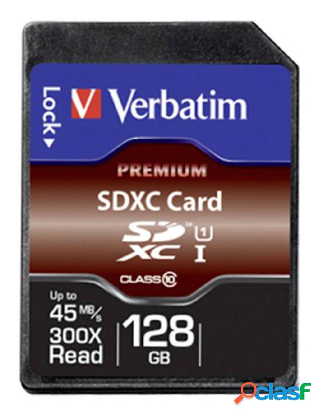 Verbatim Premium Scheda SDXC 128 GB Class 10, UHS-I