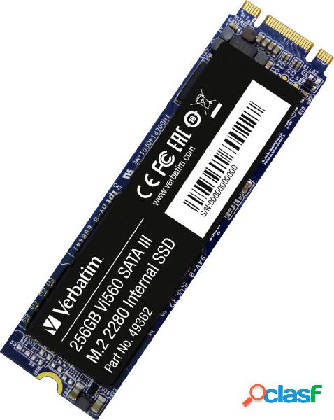 Verbatim Vi560 256 GB Memoria SSD interna SATA M.2 2280 M.2