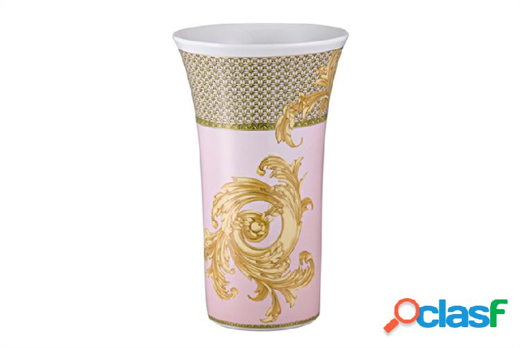 Versace Vaso Les Reves Byzantins porcellana bianco oro rosa