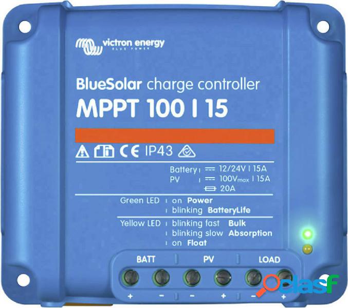 Victron Energy SCC010015200R Regolatore di carica MPPT 12 V,