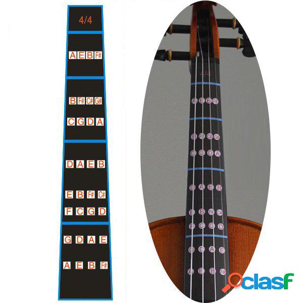 Violino 1Pc Scala Adesivi Grafico ad anelli per 4/4 3/4 1/2