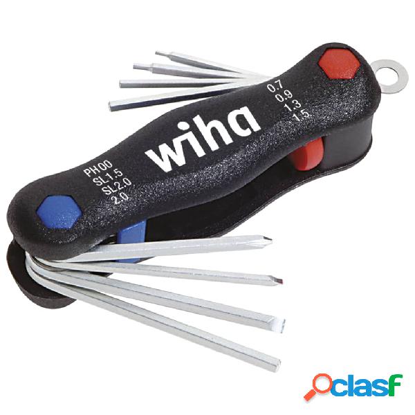 Wiha Set Multiutensile da 8 Pezzi Pocketstar Mini Scanalato