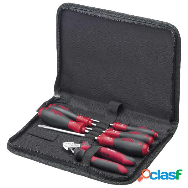 Wiha Set Utensili 7 pz Borsa per Cacciaviti con Taglierine