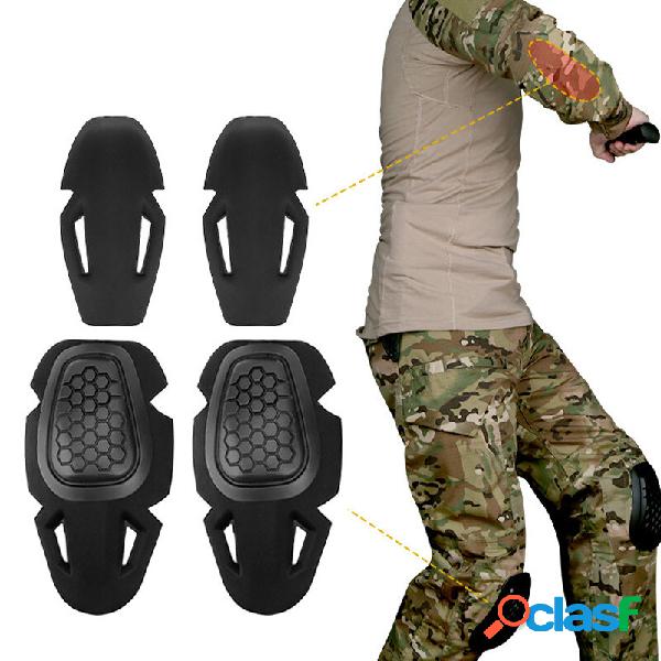 WoSporT G4 Ginocchiere a gomito Antiscivolo resistente agli