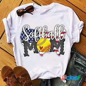 Womens Heart Text Baseball Casual Weekend Painting Short