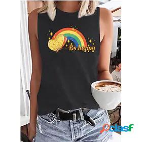 Women's Rainbow Graphic Patterned Butterfly Daily Holiday