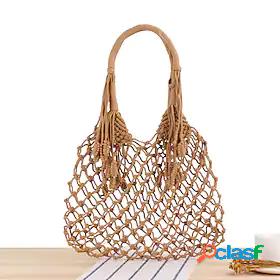 Women's Straw Bag Beach Bag Straw Top Handle Bag Straw Bag