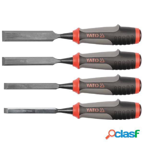 YATO Set Scalpelli 4 pz per Legno