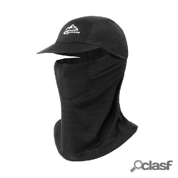 ZANLURE Viso in seta di ghiaccio Maschera Cappuccio UV